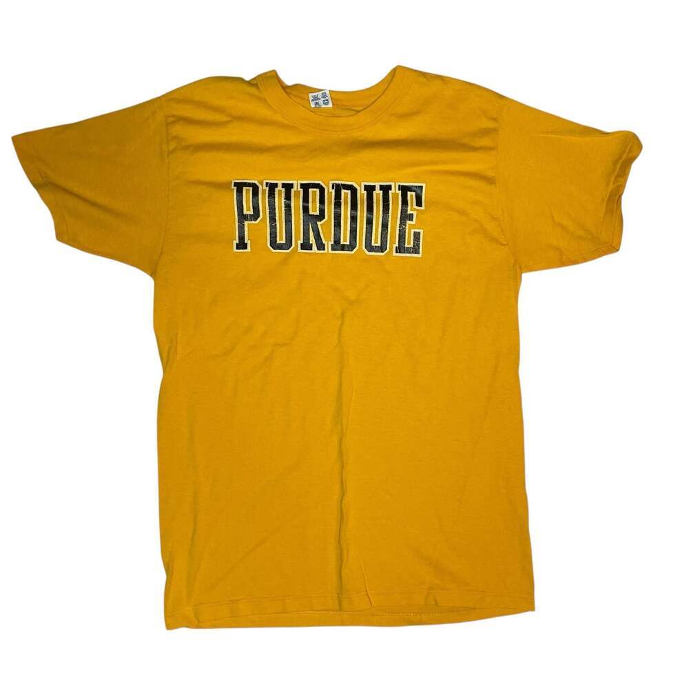 Vintage 80s Champion Purdue University T-Shirt Single Stitch Made in USA XL